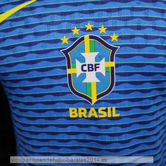 Nuevo Tailandia 2ª Concepto Jugadores Camiseta Brasil 2024 Azul Baratas